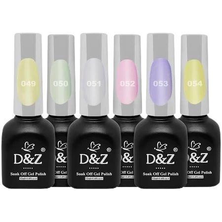 Esmalte em Gel D&Z Uv Led 12ml Ice Cream Cor Pastel Esmalte Profissional